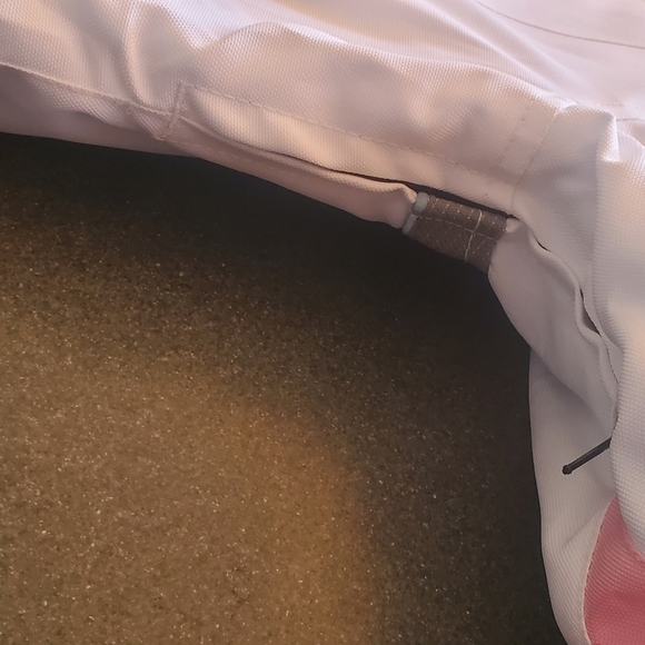 Castle Streetwear Escape Textile Motorcycle Embroider Pink & White Sz 10 Jacket - Picture 8 of 16